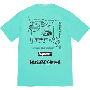 【新品未使用】 Supreme Milford Graves Tee Teal Medium Box Logo シュプリーム Mサイズ winter tee