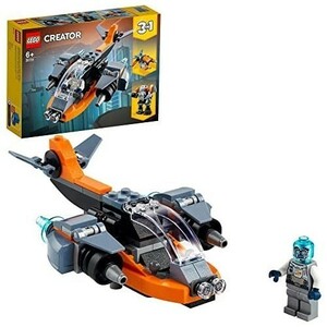 レゴ(LEGO) クリエイター サイバードローン 31111 新品 おもちゃ ブロック プレゼント 飛行機 未使用品 ひこうき 男の子 女の子