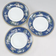 Wedgwood ウェッジウッド ブルー サイアム(Blue Siam) デミタスカップ＆ソーサー×3 食器 ポーセリン _【I220322307】中古_画像8