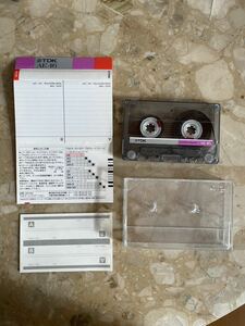 [ rare / including in a package possible ] TDK[AE46] cassette tape / nail have / used * index. seal blank collection /T55