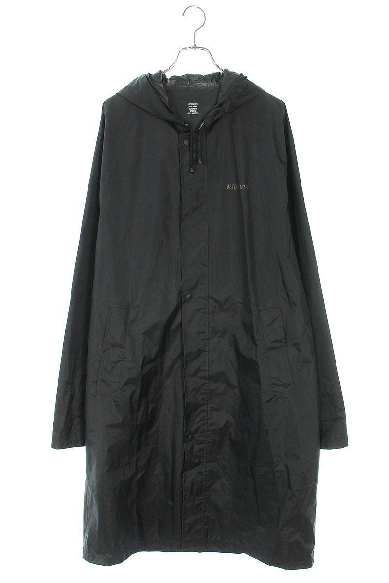 有名な 美品 Vetements 18SS バックロゴ オーバーサイズトレンチコート