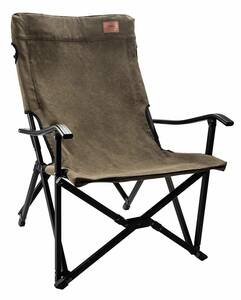 *CAMPING MOON* premium cotton low chair * camping moon * folding chair * outdoor * camp * khaki -* gran pin g*2