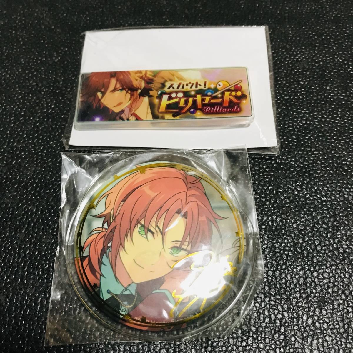 あんスタ 5周年 缶バッジ 箔押しサインカバー knights 月永レオ