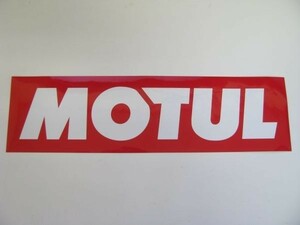 MOTUL 正規品　ステッカー　赤白　（特大） 440mm×120mm　モチュール　新品　 300V