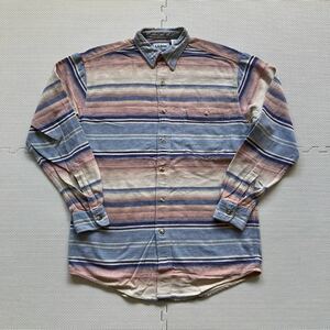 90s L.L.Bean エルエルビーン ネイティブ 長袖シャツ M