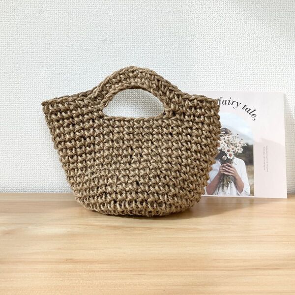 麻ひものバッグ ノーマル Mサイズ