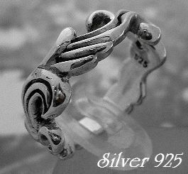 Кольцо с арабеской, серебро 925 пробы / No 7.11