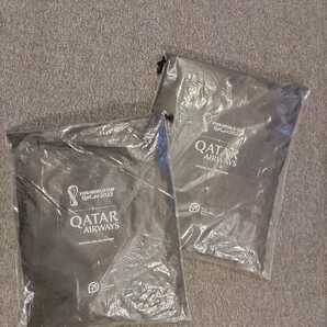 カタール航空 アメニティ FIFA WORLD CUP2022仕様のパジャマ　サイズはSとM サッカーワールドカップカタール大会 ドーハ　記念グッズ