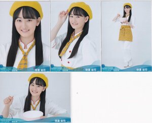 STU48 信濃宙花 月別 netshop 生写真 2022 8月 2022.08 4種コンプ