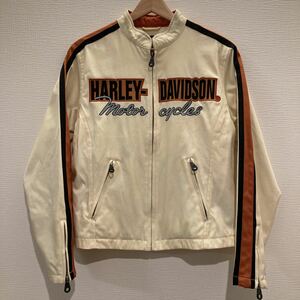 HARLEY-DAVIDSON Jacket ハーレー ダビッドソン 純正 ジャケット Sサイズ ユーズド ファスナーの取手割れ補修あり