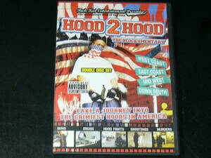 中古DVD　HOOD2HOOD　THE BLOCKUMENTARY　TAKE A JOURNEY INTO THE GRIMIEST HOODS IN AMERICA　2枚組