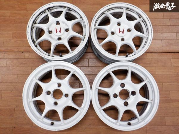 4本セットASAHIアルミホイール7J15インチ6穴日本製-
