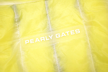 A-4124★PEARLY GATES パーリーゲイツ★正規品 イエロー黄色 ストライプ 中綿 フルジップアップ ナイロン ゴルフ ベスト ジレ 5_画像7