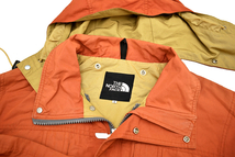 A-4133★THE NORTH FACE ザ ノースフェイス NP-2121★オレンジ 着脱可能なフード付き マウンテンパーカー ジャケット Ｓ_画像2