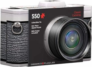 EU 8551-5600 550ピース ジグソーパズル 米国輸入 Classic Camera Tin