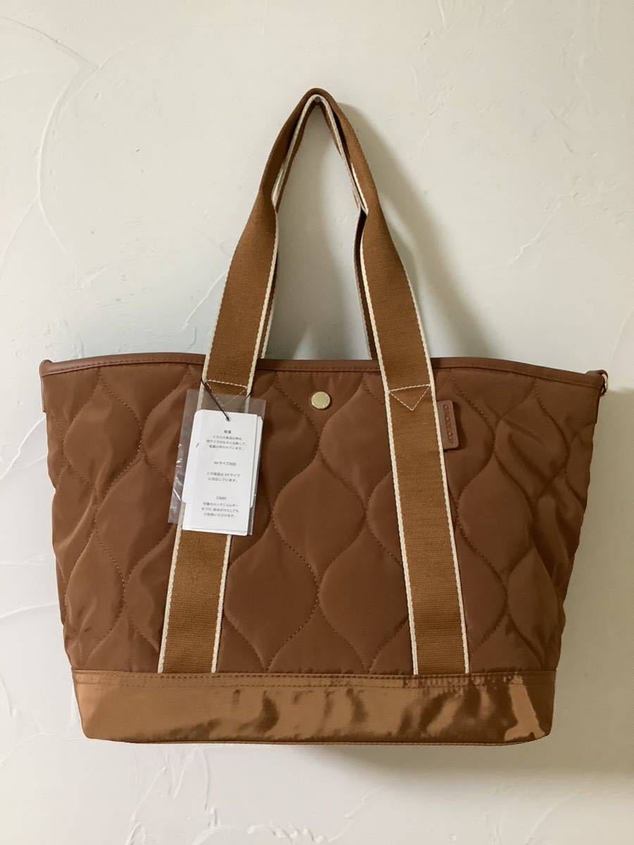 新品未使用OPAQUE.CLIP 2wayビックキルティングトートバック　色キャ