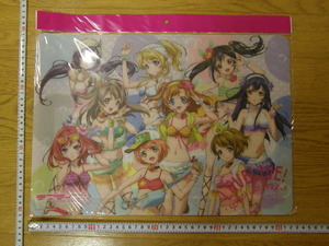 新品◆夏色えがおで1,2,Jump!◆μ’ｓ/ラブライブ◆ランチョンマット◆穂乃果ことり海未/凛/花陽/真姫/絵里にこ希１年2年3年◆イオン限定