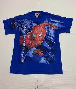 ★映画 SPIDERMAN2 スパイダーマン2 ラバープリント Tシャツ 2004