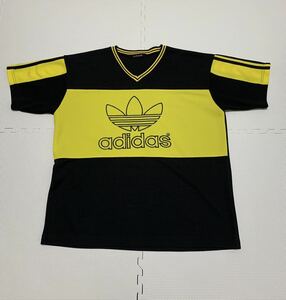 ★90ｓ　アディダス　ａｄｉｄａｓ　メッシュ　Ｔシャツ　ビッグトレフォイル