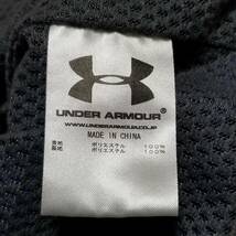 【美品】◎UNDER ARMOUR アンダーアーマー/ 2way バックBIGロゴ ウィンドジャケット スポーツウェア ゴルフウェア SIZE：M　ブルーパープル_画像8