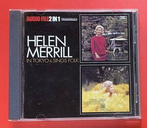 【2in1CD】ヘレン・メリル「HELEN MERRILL IN TOKYO / HELEN MERRILL SINGS FOLK」国内盤[12020581]