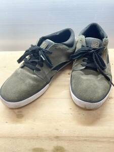  free shipping g08408 GRAVIS Gravis men's sneakers khaki suede 26.5cm