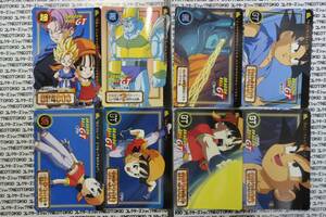 BANDAI ドラゴンボールカードダス 孫悟空&パン&トランクス他・8枚セットL