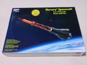  Horizon model 1/72 Mercury space ship NASA cosmos Rocket plan Mercury Spacecraft Horizon Models 2003