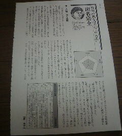 戦国武将　天下取り採点　山名宗全　将軍の仇を討った赤入道　切抜き