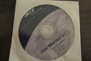 Acer 　Monitor　V173　ドライバディスク