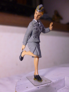 1|35 Germany country . army woman assistance member resin final product 