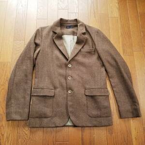 [ beautiful goods ]FRANK LEDER Frank Leader wool jacket XS Germany made * tailored jacket german leather bed linen Vintage 