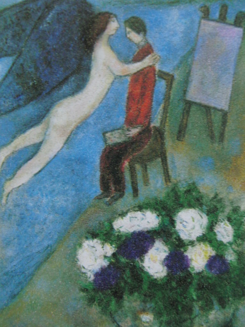 marc chagall, 【Inspiration】, Extrait d'un livre d'art rare, Bonne condition, Tout neuf, encadré de haute qualité, livraison gratuite, Peinture à l'huile Peinture à l'huile Peinture de personnages Peinture de paysage, peinture, peinture à l'huile, portrait