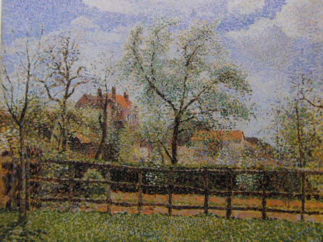 Camille Pissarro [Poirier en fleurs d'Elanie], Matin] Livre d'art de luxe, Bonne condition, Tout neuf, encadré de haute qualité, peinture livraison gratuite, peinture, peinture à l'huile, Nature, Peinture de paysage