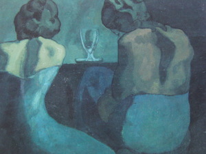 Art hand Auction Pablo Picasso, [Zwei Frauen an der Bar], Aus einem seltenen Kunstbuch, Guter Zustand, Brandneu, hochwertig gerahmt, Kostenloser Versand, Ölgemälde Ölgemälde Porträt, Malerei, Ölgemälde, Porträt