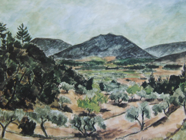 Andre Dunoyer de Sgonzac, [Ansicht von Saint-Tropez], Aus einem seltenen Kunstbuch, Guter Zustand, Brandneu, hochwertig gerahmt, Kostenloser Versand, Ölgemälde Ölgemälde, Malerei, Ölgemälde, Natur, Landschaftsmalerei