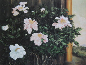 Art hand Auction Shotaro Koyama, [Pfingstrosenbild], Aus einem seltenen Kunstbuch, Guter Zustand, Brandneu, hochwertig gerahmt, Kostenloser Versand, Ölgemälde Ölgemälde Landschaftsmalerei, Malerei, Ölgemälde, Natur, Landschaftsmalerei
