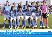 クラブ別サッカートレカ 横浜ＦＣ2011 YK47 開幕戦 スターティングイレブン　_画像1