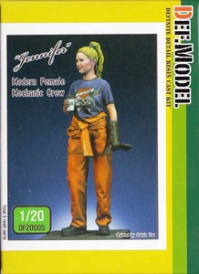 DEF.MODEL DF20005 1/20 woman mechanism nik Jennifer resin made figure 