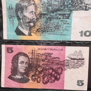 旧オーストラリア紙幣85ドル分　管理50