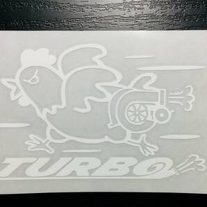 タービン 鳥 ステッカー トヨタ 日産 マツダ スバル スズキ ニワトリの画像2