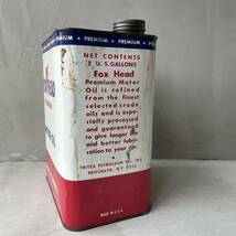 【USA vintage】FOX HEAD オイル缶　ガソリン缶　携行缶　アメリカン雑貨　インテリア_画像4