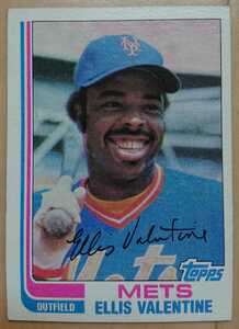 ★ELLIS VALENTINE TOPPS 1982 #15 MLB VINTAGE メジャーリーグ 大リーグ エリス バレンタイン NEW YORK METS ニューヨーク メッツ