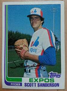★SCOTT SANDERSON TOPPS 1982 #7 MLB VINTAGE メジャーリーグ 大リーグ スコット サンダーソン MONTREAL EXPOS モントリオール エクスポズ