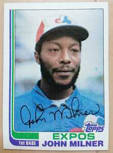 ★JOHN MILNER TOPPS 1982 #638 MLB VINTAGE メジャーリーグ 大リーグ ジョン ミルナー モントリオール エクスポズ MONTREAL EXPOS