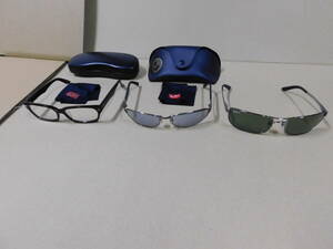 【R911】中古 レイバン サングラス 【RB3142 59□18】【RB5130 55□16】【RB3212 61□18】Ray-Ban ケース付き