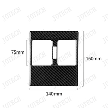 メルセデス ベンツ W204 前期 2007~2013年式　リアルカーボン製 　リア部エアコン出口フレームカバー　1枚_画像4