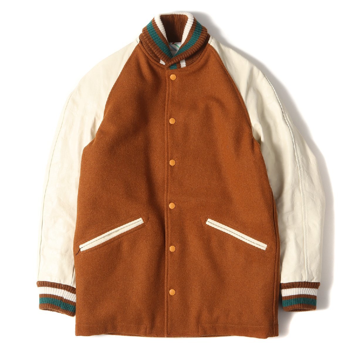 ブラウン×ピンク 【60-70s】ニューヨークヤンキース メルトン ブラウン×ピンク 【60-70s】ニューヨークヤンキース メルトン