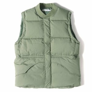 美品 NONNATIVE ノンネイティブ ベスト タイプライタークロス ハイカー ダウンベスト HIKER DOWN VEST C/N TYPEWRITER 21SS オリーブ 1