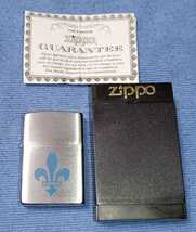 Zippo/ジッポー　CANADA QUEBEC　2000年製　カナダ　ケベック NIAGARA FALLS.ONTARIO　ユリの紋章_画像1